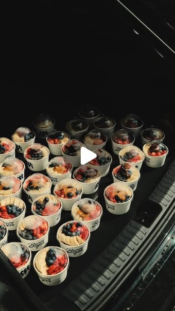A Berry Boys catering setup at a brand event