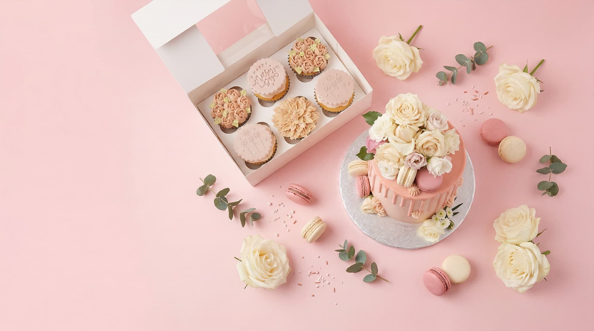 Beth Bakes Cakes, a custom storefront built to replace the DMs hero