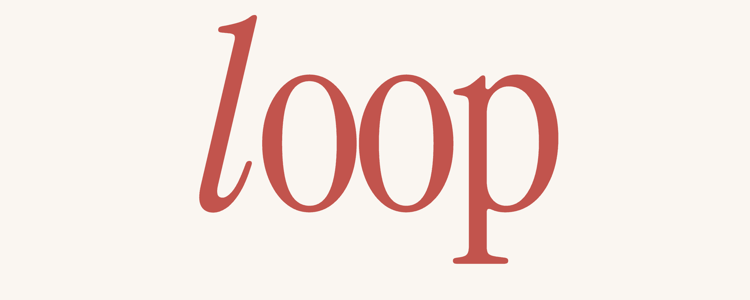 loop, a waitlist site for a community platform built around showing up in real life hero