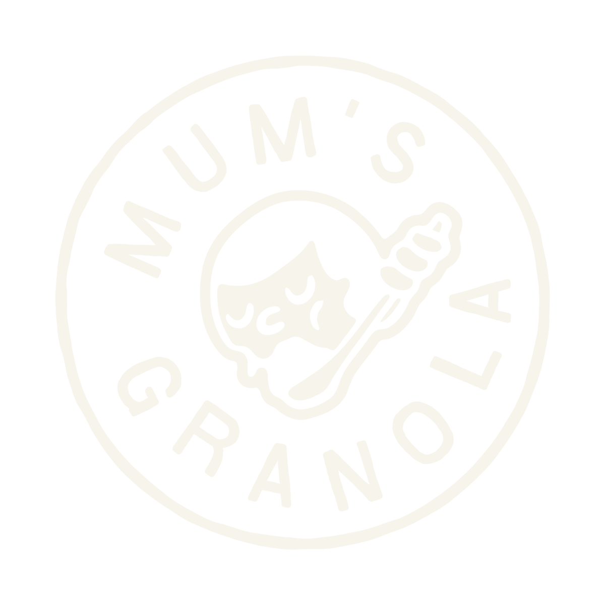 Mum's Granola, a kitchen-table brand given a scroll-led storefront she runs herself hero