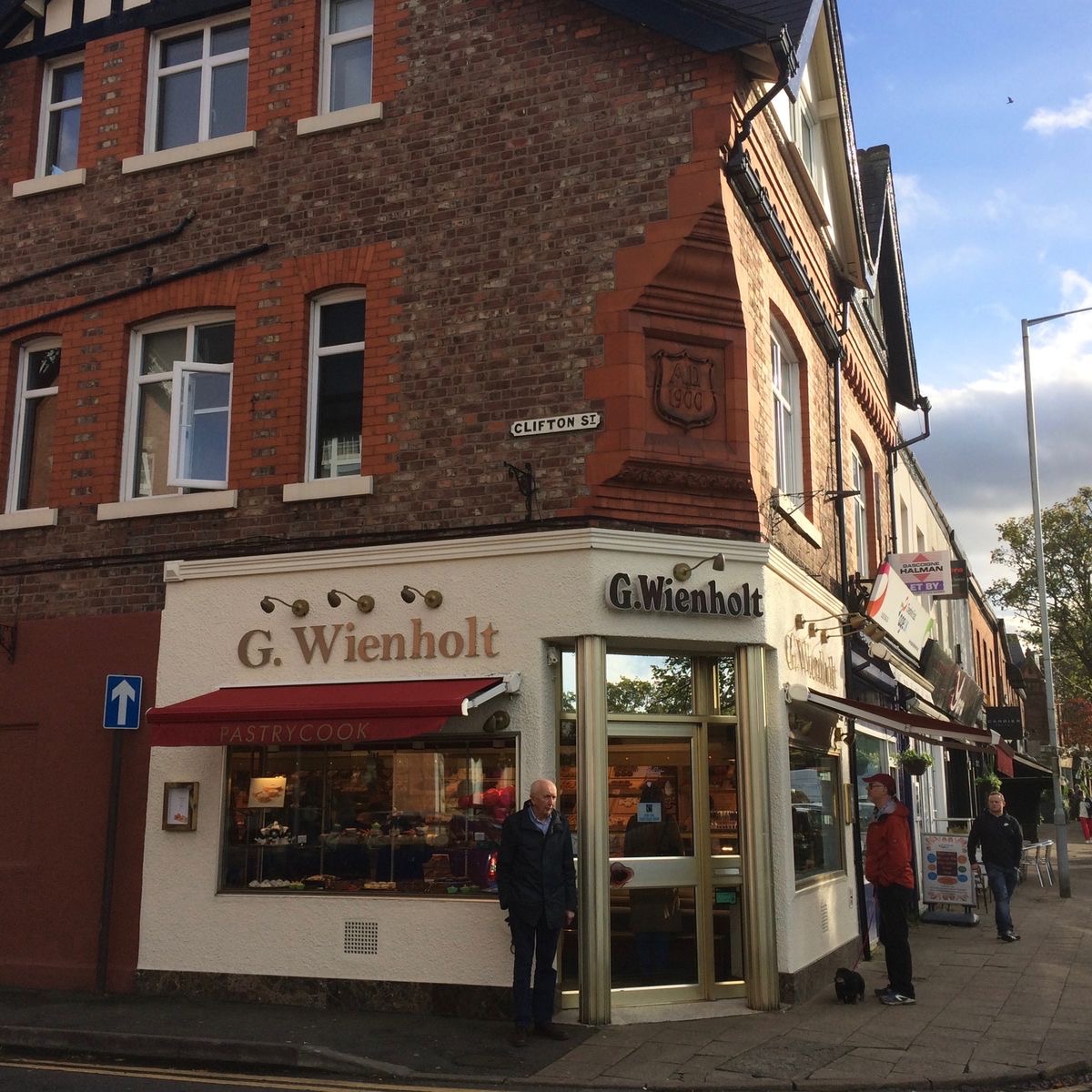 G. Wienholt pastrycook on Clifton Street, Alderley Edge.